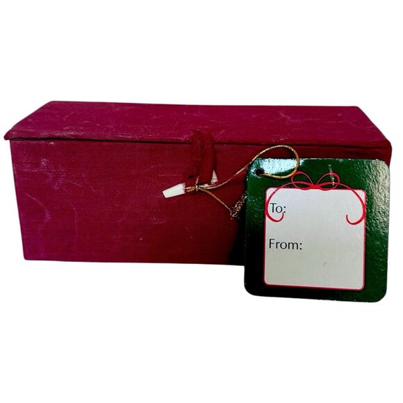 Christmas House "SNOWMAN"  Reversed Hand Painted Christmas Glass Ornament - Picture 7 of 7